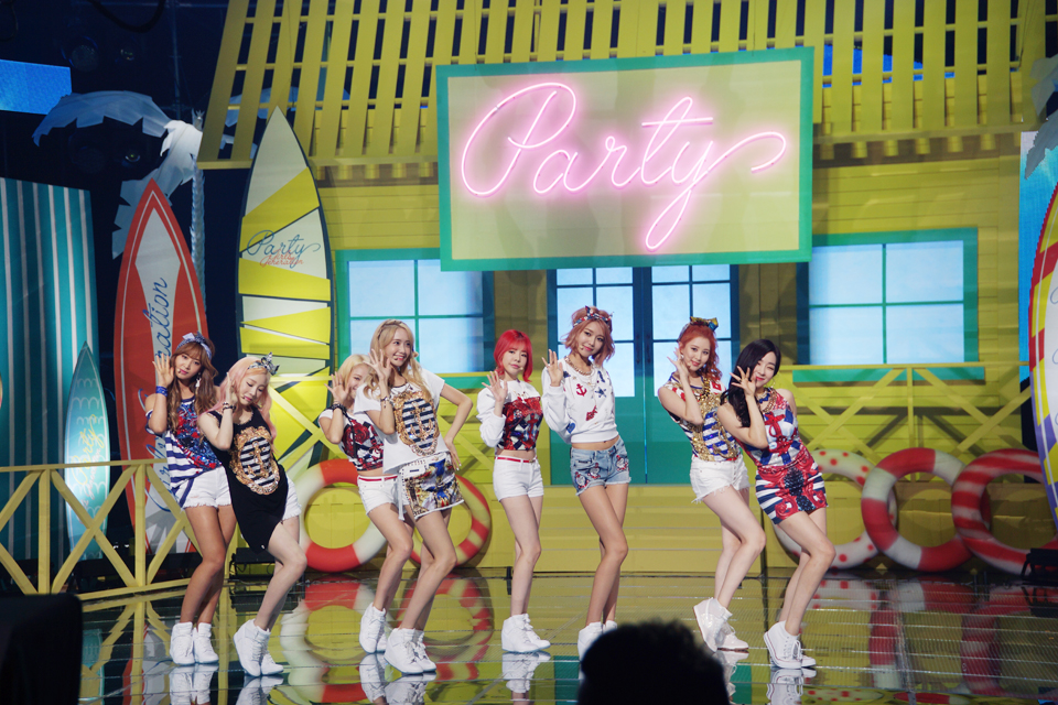 SMTOWN 페이스북 소녀시대 (150710 뮤직뱅크 소녀시대 사전녹화 PARTY+CHECK)