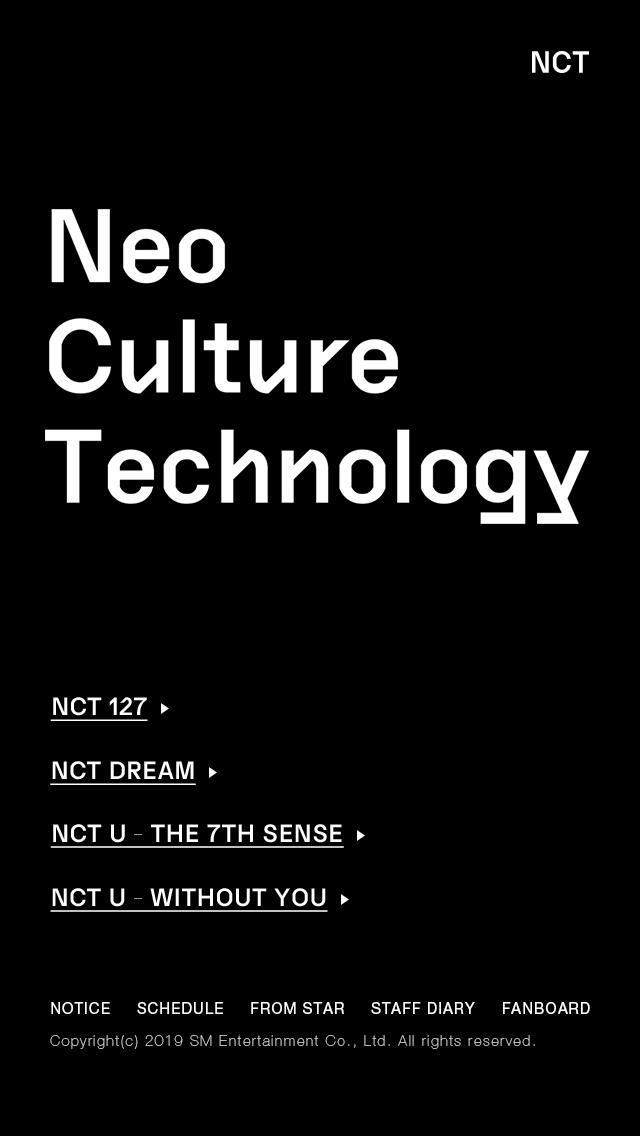 Nct Official Website